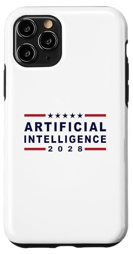 Abstimmung Künstliche Intelligenz 2028 Lustige Wahl Humor KI Hülle für iPhone 11 Pro von Jeff Hobrath