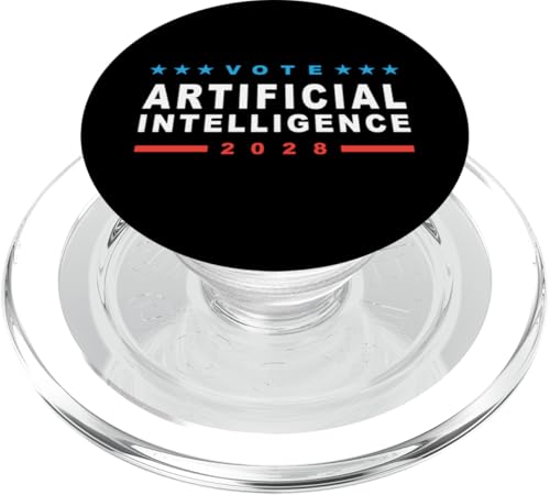 Abstimmung Künstliche Intelligenz 2028 Lustige Wahl Humor KI PopSockets PopGrip für MagSafe Abstimmung Künstliche Intelligenz 2028 Lustige Wahl Humor KI PopSockets PopGrip für MagSafe von Jeff Hobrath