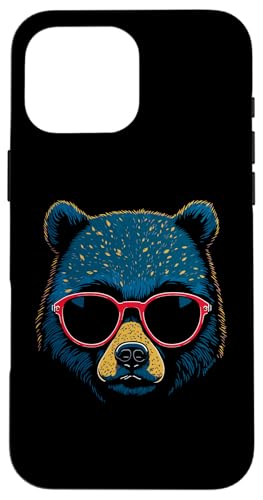 Bär mit Sonnenbrille, witziges Design Hülle für iPhone 16 Pro Max Bär mit Sonnenbrille, witziges Design Hülle für iPhone 16 Pro Max von Jeff Hobrath