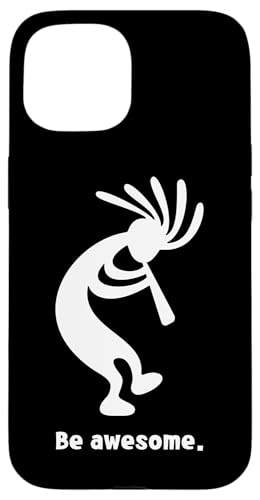Be Awesome Dancing Kokopelli, Design im südwestlichen USA-Stil Hülle für iPhone 15 Be Awesome Dancing Kokopelli, Design im südwestlichen USA-Stil Hülle für iPhone 15 von Jeff Hobrath