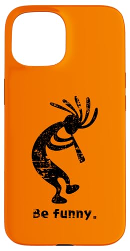 Be Funny Dancing Kokopelli Southwestern Used-Design Hülle für iPhone 15 von Jeff Hobrath
