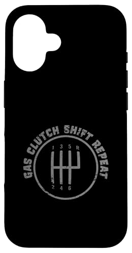 Gas-Kupplungs-Schaltknauf, Used-Look Hülle für iPhone 16 Gas-Kupplungs-Schaltknauf, Used-Look Hülle für iPhone 16 von Jeff Hobrath
