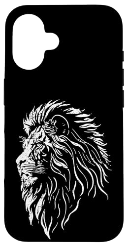 Großartiges majestätisches Löwenkopf-Dschungelkatzen-Design Hülle für iPhone 16 von Jeff Hobrath