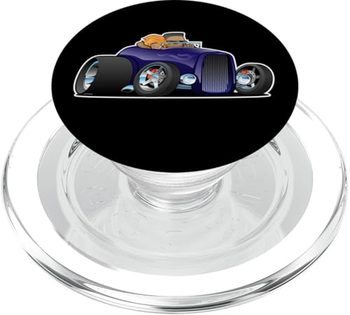 Hotrod-Cartoon-Illustration PopSockets PopGrip für MagSafe Hotrod-Cartoon-Illustration PopSockets PopGrip für MagSafe von Jeff Hobrath