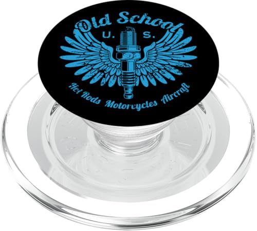 Hotrods Motorräder und Flugzeuge geflügelte Zündkerzen-Kunst PopSockets PopGrip für MagSafe Hotrods Motorräder und Flugzeuge geflügelte Zündkerzen-Kunst PopSockets PopGrip für MagSafe von Jeff Hobrath
