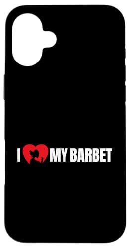 I Love My Barbet mit Hundesilhouette im Herz-Design Hülle für iPhone 16 Plus I Love My Barbet mit Hundesilhouette im Herz-Design Hülle für iPhone 16 Plus von Jeff Hobrath