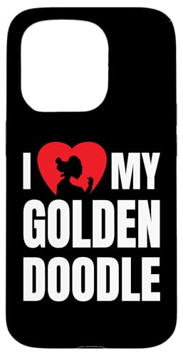 I Love My Goldendoodle Hunde-Silhouette im Herz-Design Hülle für iPhone 15 Pro I Love My Goldendoodle Hunde-Silhouette im Herz-Design Hülle für iPhone 15 Pro von Jeff Hobrath