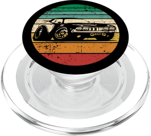 Klassisches Muscle-Car Hotrod im Vintage-Look, Retro-Sonnenuntergang PopSockets PopGrip für MagSafe Klassisches Muscle-Car Hotrod im Vintage-Look, Retro-Sonnenuntergang PopSockets PopGrip für MagSafe von Jeff Hobrath