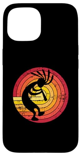 Kokopelli im Retro-Look, Design im Distressed-Design bei Sonnenuntergang Hülle für iPhone 15 Kokopelli im Retro-Look, Design im Distressed-Design bei Sonnenuntergang Hülle für iPhone 15 von Jeff Hobrath