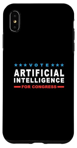 Künstliche Intelligenz für den Kongress Lustige Wahl Humor KI Hülle für iPhone XS Max von Jeff Hobrath