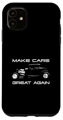 Machen Sie Autos wieder großartig! Klassisches Muscle Car Hotrod Design Hülle für iPhone 11 von Jeff Hobrath