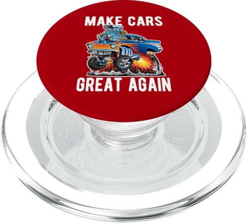 Machen Sie Autos wieder großartig! Klassisches Muscle Car Hotrod Design PopSockets PopGrip für MagSafe Machen Sie Autos wieder großartig! Klassisches Muscle Car Hotrod Design PopSockets PopGrip für MagSafe von Jeff Hobrath
