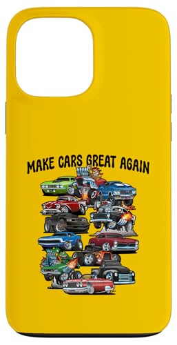 Machen Sie Autos wieder großartig! Muscle Cars, Oldtimer und Hotrods Hülle für iPhone 13 Pro Max von Jeff Hobrath