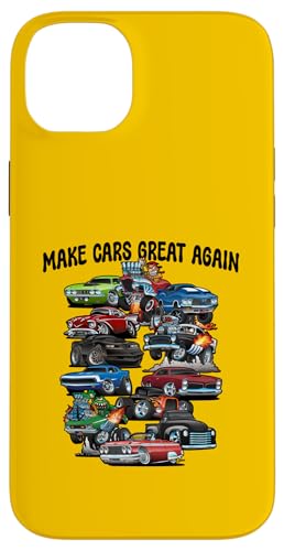 Machen Sie Autos wieder großartig! Muscle Cars, Oldtimer und Hotrods Hülle für iPhone 14 Plus von Jeff Hobrath