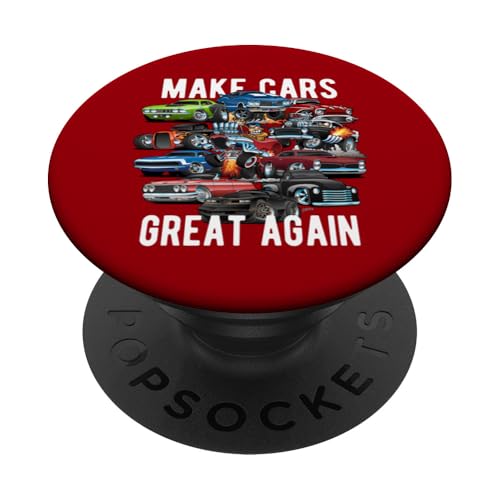Machen Sie Autos wieder großartig! Muscle Cars, Oldtimer und Hotrods PopSockets Klebender PopGrip von Jeff Hobrath