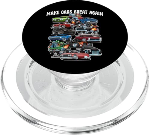 Machen Sie Autos wieder großartig! Muscle Cars, Oldtimer und Hotrods PopSockets PopGrip für MagSafe von Jeff Hobrath