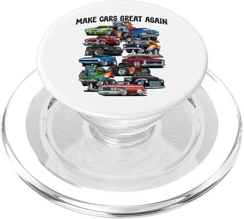 Machen Sie Autos wieder großartig! Muscle Cars, Oldtimer und Hotrods PopSockets PopGrip für MagSafe Machen Sie Autos wieder großartig! Muscle Cars, Oldtimer und Hotrods PopSockets PopGrip für MagSafe von Jeff Hobrath