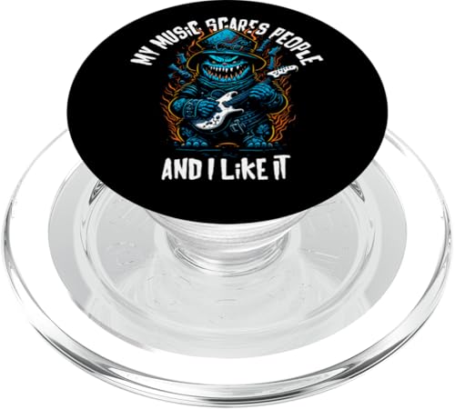 Meine Musik macht Leuten Angst und ich mag sie Scary Monster Gitarrist PopSockets PopGrip für MagSafe Meine Musik macht Leuten Angst und ich mag sie Scary Monster Gitarrist PopSockets PopGrip für MagSafe von Jeff Hobrath