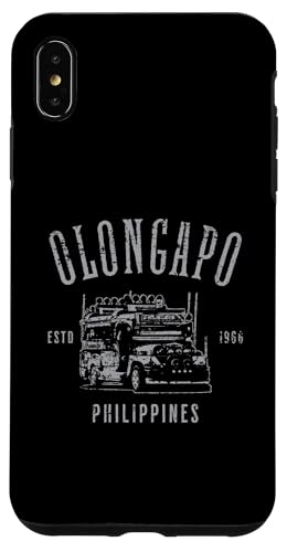 Olongapo Philippines Estd 1966, Design im Distressed-Stil Hülle für iPhone XS Max von Jeff Hobrath