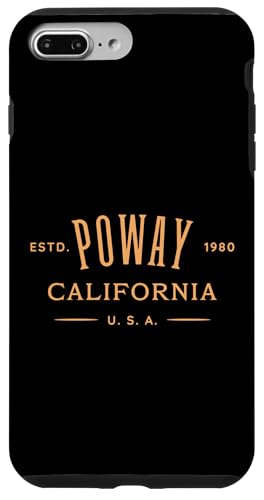 Poway California USA Design Klassischer Stil Poway CA Souvenir Hülle für iPhone 7 Plus/8 Plus Poway California USA Design Klassischer Stil Poway CA Souvenir Hülle für iPhone 7 Plus/8 Plus von Jeff Hobrath