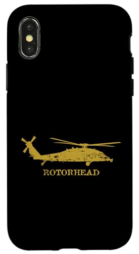 Rotorhead MH-60 Hubschrauber Distressed Silhouette Hülle für iPhone X/XS Rotorhead MH-60 Hubschrauber Distressed Silhouette Hülle für iPhone X/XS von Jeff Hobrath