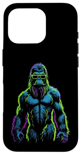 Sasquatch Lustiger Bigfoot mit Sonnenbrille Design Hülle für iPhone 16 Pro von Jeff Hobrath