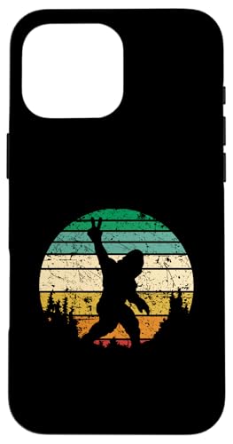 Sasquatch Peace Zeichen Lustig Bigfoot Retro Sunset Yeti Hülle für iPhone 16 Pro Max Sasquatch Peace Zeichen Lustig Bigfoot Retro Sunset Yeti Hülle für iPhone 16 Pro Max von Jeff Hobrath