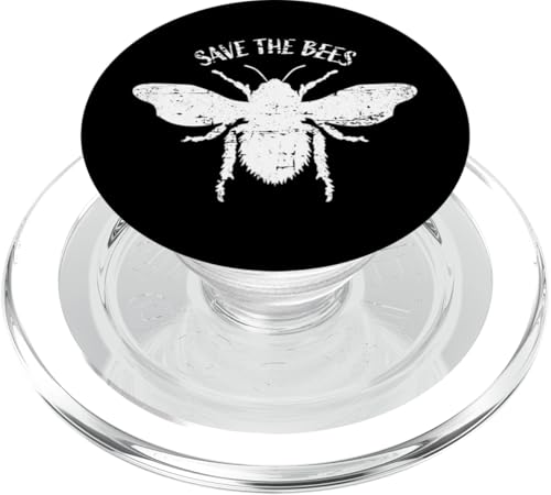 Save the Bees Retro Vintage Used-Look PopSockets PopGrip für MagSafe Save the Bees Retro Vintage Used-Look PopSockets PopGrip für MagSafe von Jeff Hobrath