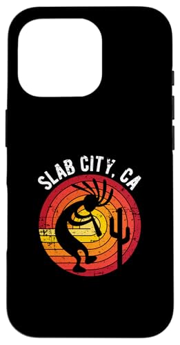 Slab City California Kokopelli im Retro-Look, im Distressed-Design Hülle für iPhone 16 Pro Slab City California Kokopelli im Retro-Look, im Distressed-Design Hülle für iPhone 16 Pro von Jeff Hobrath