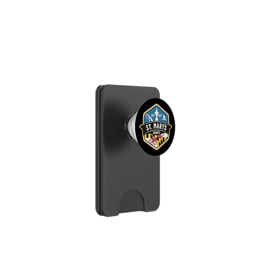 St. Mary's County im Süden von Maryland Est 1637 im Vintage-Stil PopSockets PopWallet für MagSafe St. Mary's County im Süden von Maryland Est 1637 im Vintage-Stil PopSockets PopWallet für MagSafe von Jeff Hobrath