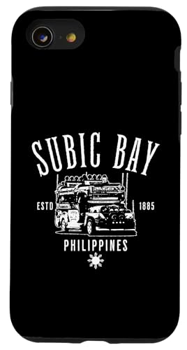 Subic Bay Philippines Estd 1885 Vintage-Design Hülle für iPhone SE (2020) / 7 / 8 von Jeff Hobrath