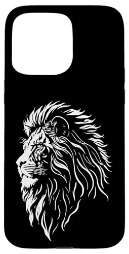Tolles majestätisches Löwenkopf-Dschungelkatze-Design Hülle für iPhone 15 Pro Max von Jeff Hobrath