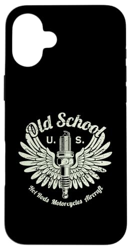 Zündkerze, Vintage-Design, Used-Look Hülle für iPhone 16 Plus von Jeff Hobrath