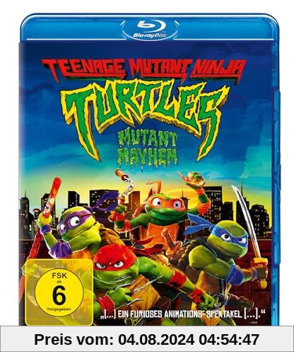 Teenage Mutant Ninja Turtles: Mutant Mayhem (Blu-ray) von Jeff Rowe