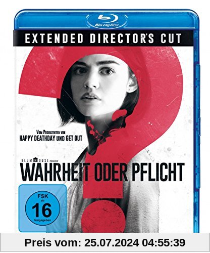 Wahrheit oder Pflicht - Extended Director's Cut [Blu-ray] von Jeff Wadlow