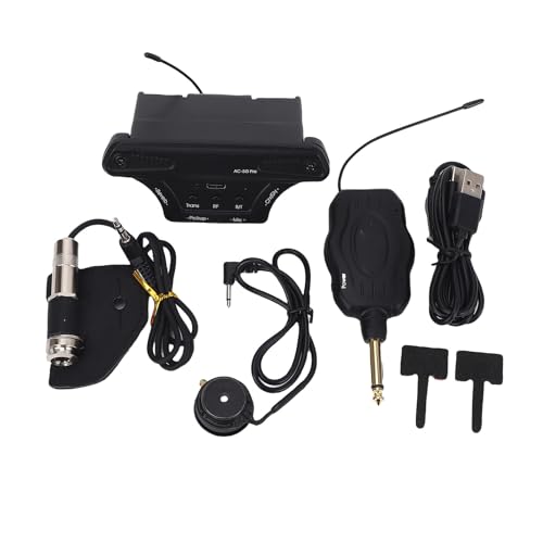 Akustische Gitarren -Soundhole -Pickup -Gitarre Aktive Vibration Pickup mit Bluetooth -Mikrofon und Ladungsanschluss Vom Typ C von Jeffergarden