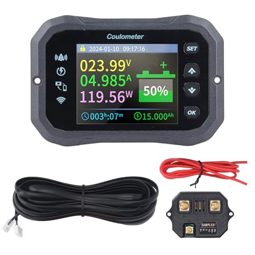Bluetooths Battery Monitor ABS 10-100V Batterie Messgerät mit Smart Shunt Digital Display Batteriekapazität Verbleibender Kapazitätsprozent Tester Bluetooths Battery Monitor ABS 10-100V Batterie Messgerät mit Smart Shunt Digital Display Batteriekapazität Verbleibender Kapazitätsprozent Tester von Jeffergarden