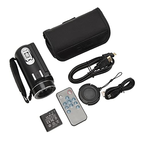 Jeffergarden WiFi 4K Videokamera 48MP 3,0 Zoll Touchscreen Camcorder Recorder mit Fernbedienung für Reisen von Jeffergarden