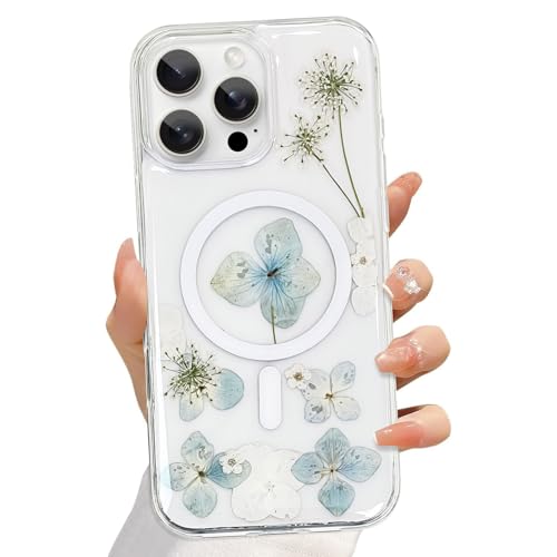 Jefonha Cute Aesthetic Folral Handyhülle für iPhone 16 Pro Max Hülle Klar für Mädchen Frauen Glänzend Gepresste Echte Blumen Design Kompatibel mit MagSafe Einzigartige Handgefertigte Schutzhülle Jefonha Cute Aesthetic Folral Handyhülle für iPhone 16 Pro Max Hülle Klar für Mädchen Frauen Glänzend Gepresste Echte Blumen Design Kompatibel mit MagSafe Einzigartige Handgefertigte Schutzhülle von Jefonha