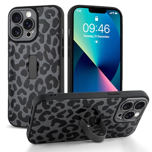 Jefonha Schutzhülle für iPhone 13 Pro Max mit Finger-Handschlaufe, Kickstand, trendige, coole Leaopard-Geparden-Druck, Handyhülle für Damen und Herren, vollständiger Kameraschutz, stoßfeste Jefonha Schutzhülle für iPhone 13 Pro Max mit Finger-Handschlaufe, Kickstand, trendige, coole Leaopard-Geparden-Druck, Handyhülle für Damen und Herren, vollständiger Kameraschutz, stoßfeste von Jefonha
