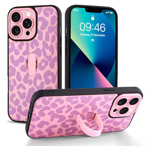 Jefonha Schutzhülle für iPhone 13 Pro Max mit Finger-Handschlaufe, Kickstand, trendige, coole Leaopard-Geparden-Druck, Handyhülle für Damen und Herren, vollständiger Kameraschutz, stoßfeste Jefonha Schutzhülle für iPhone 13 Pro Max mit Finger-Handschlaufe, Kickstand, trendige, coole Leaopard-Geparden-Druck, Handyhülle für Damen und Herren, vollständiger Kameraschutz, stoßfeste von Jefonha