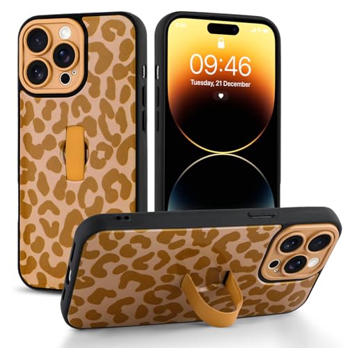 Jefonha Schutzhülle für iPhone 14 Pro, mit Finger-Handschlaufe, Kickstand, trendig, cooler Leaopard-Geparden-Druck, Handyhülle für Damen und Herren, vollständiger Kameraschutz, stoßfeste Schutzhülle Jefonha Schutzhülle für iPhone 14 Pro, mit Finger-Handschlaufe, Kickstand, trendig, cooler Leaopard-Geparden-Druck, Handyhülle für Damen und Herren, vollständiger Kameraschutz, stoßfeste Schutzhülle von Jefonha