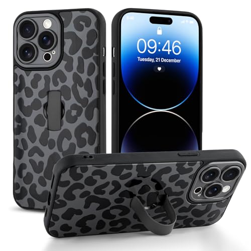 Jefonha Schutzhülle für iPhone 14 Pro Max mit Finger-Handschlaufe, Kickstand, trendige, coole Leaopard-Geparden-Druck, Handyhülle für Damen und Herren, vollständiger Kameraschutz, stoßfeste Jefonha Schutzhülle für iPhone 14 Pro Max mit Finger-Handschlaufe, Kickstand, trendige, coole Leaopard-Geparden-Druck, Handyhülle für Damen und Herren, vollständiger Kameraschutz, stoßfeste von Jefonha