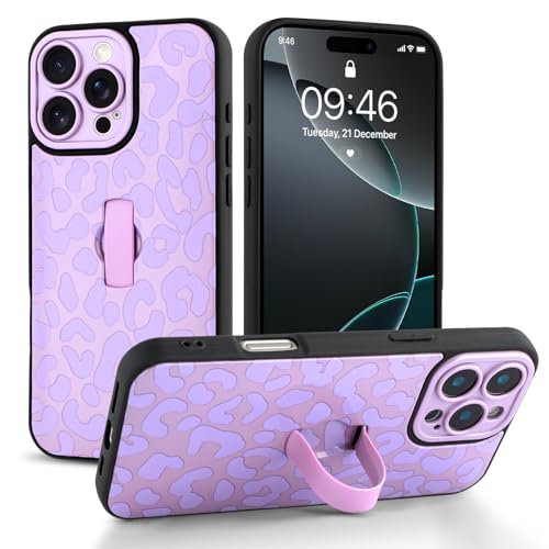Jefonha Schutzhülle für iPhone 16 Pro Max mit Finger-Handschlaufe, Kickstand, trendige, coole Leaopard-Geparden-Druck-Handyhülle für Damen und Herren, vollständiger Kameraschutz, stoßfeste Schutzhülle Jefonha Schutzhülle für iPhone 16 Pro Max mit Finger-Handschlaufe, Kickstand, trendige, coole Leaopard-Geparden-Druck-Handyhülle für Damen und Herren, vollständiger Kameraschutz, stoßfeste Schutzhülle von Jefonha