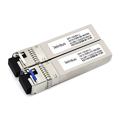Jeirdus 10G SFP+ Modul 10 Gigabit Transceiver SFP + BIDI: 20 km For HPE von Jeirdus
