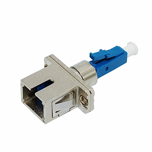 Jeirdus OS1 OS2 LC-SC LC Stecker auf SC Buchse, Simplex Glasfaserkoppler-Anschluss, Einzelmodus, LC/SC Faser-Koppler-Adapter. von Jeirdus