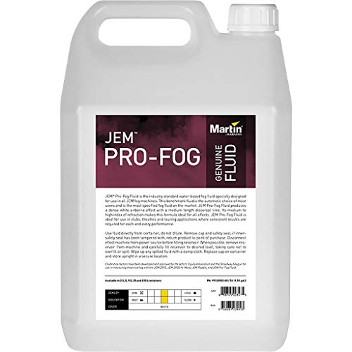 Jem ProFog Smoke Fluid Liquid 5 L Smoke Machine High Performance (was Jem ZR PRO) von Ereno