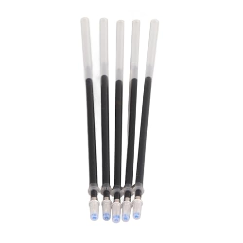 Gelschreiber Nachfüllungen, 0,5 mm Tintenroller Gel Tintenschreiber Nachfüllungen, Feine Spitze Neutralstift Nachfüllung Zum Schreiben, Journaling, Notizen Machen(B-Schwarz) von Jenngaoo