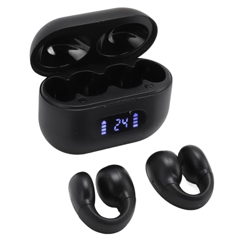 Jenngaoo Ohrclip Bluetooth Kopfhörer, V5.2 Stereo Bluetooth Kopfhörer, offene Ohrgeräuschunterdrückung, kabellose Clip On Ohrhörer mit LED Leistungsanzeige Jenngaoo Ohrclip Bluetooth Kopfhörer, V5.2 Stereo Bluetooth Kopfhörer, offene Ohrgeräuschunterdrückung, kabellose Clip On Ohrhörer mit LED Leistungsanzeige von Jenngaoo