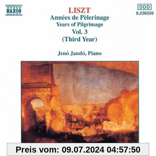 Liszt: Années de Pèlerinage 3 von Jenö Jando